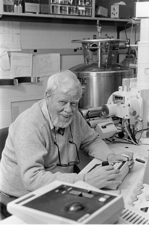 Robert Walker in his lab