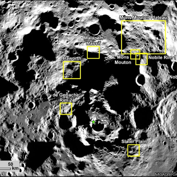 NASA Provides Update on Artemis III Moon Landing Regions