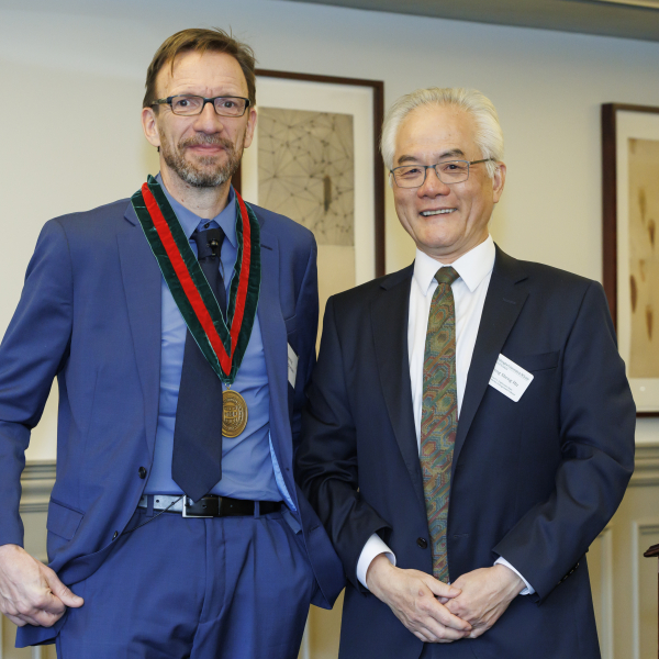 Krawczynski installed as Wilfred R. and Ann Lee Konneker Distinguished Professor of Physics