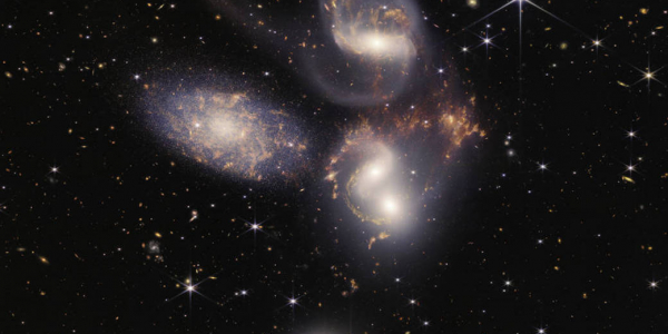 Stephan's Quintet image from JWST. Credits: NASA, ESA, CSA, and STSci