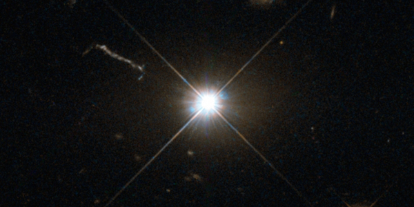 Image of bright quasar 3c-273 Photo Credit: ESA/Hubble and NASA