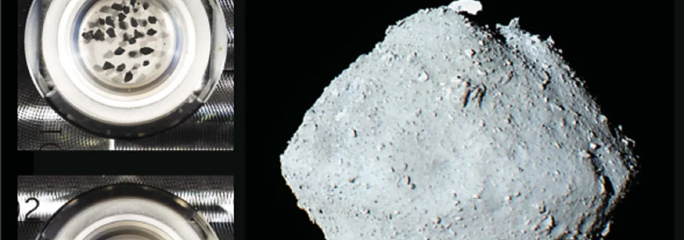 Asteroid analyses by WashU researchers featured on journal cover