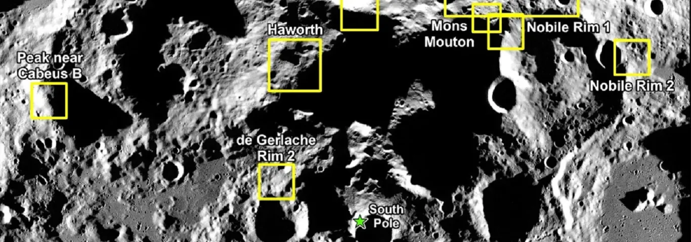 NASA Provides Update on Artemis III Moon Landing Regions