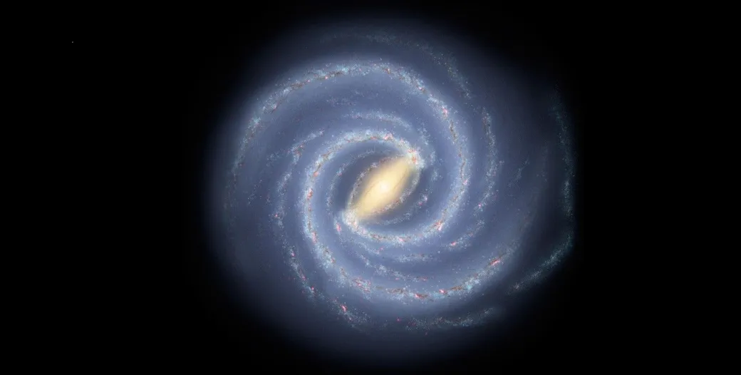 This illustration shows the Milky Way, our home galaxy. NASA/JPL-Caltech