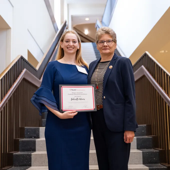Gabrielle Adams with Katharina Lodders