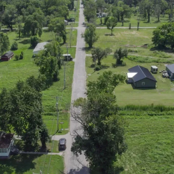 Cahokia Heights aerial view
